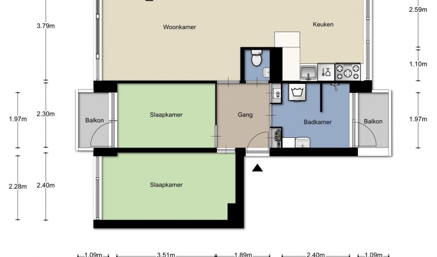 Woning Flakkeestraat in Amstelveen
